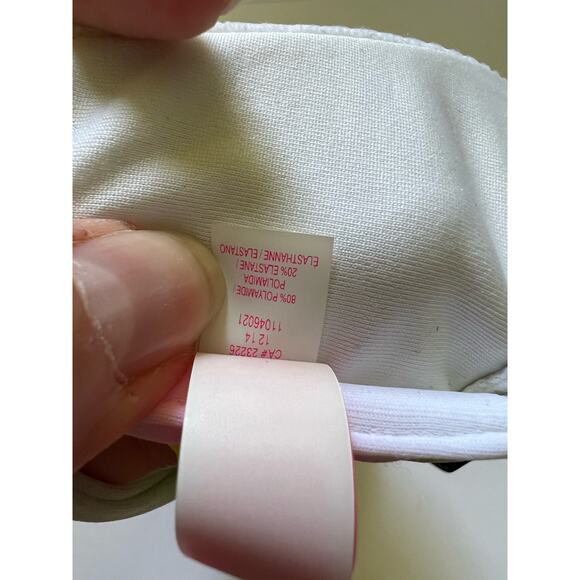 NWT Victoria's Secret Women's Push-Up Bandeau Bikini Swim Top White Size 34C - Picture 10 of 11